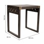 Mesa de apoio Alexandra House Living Cinzento Dourado 40 x 54 x 49 cm | Tienda24 - Global Online Shop Tienda24.eu