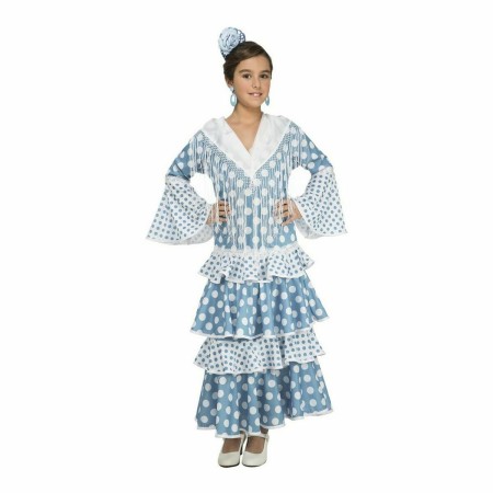 Costume for Children My Other Me Guadalquivir Turquoise Flamenco Dancer (1 Piece) | Tienda24 - Global Online Shop Tienda24.eu