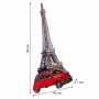 Placa de Parede Alexandra House Living Ferro Torre Eiffel 80 x 1 x 43 cm | Tienda24 - Global Online Shop Tienda24.eu