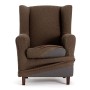 Armchair slipcovers Eysa TROYA Brown 80 x 100 x 90 cm | Tienda24 Tienda24.eu