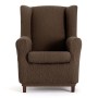 Armchair slipcovers Eysa TROYA Brown 80 x 100 x 90 cm | Tienda24 Tienda24.eu