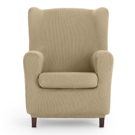 Wingback chair cover Eysa ROC Light brown 80 x 120 x 100 cm | Tienda24 Tienda24.eu