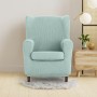 Wingback chair cover Eysa ULISES Aquamarine 80 x 100 x 90 cm | Tienda24 Tienda24.eu