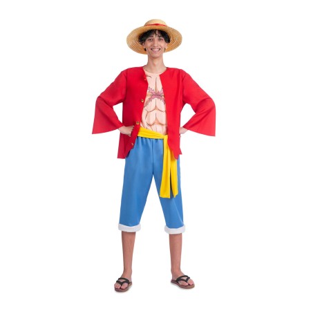 Disfraz para Adultos One Piece Luffy (5 Piezas) | Tienda24 - Global Online Shop Tienda24.eu