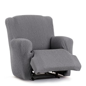 Funda para chaise longue de brazo corto izquierdo Eysa THOR Gris oscuro 110 x 110 x 310 cm | Tienda24 Tienda24.eu