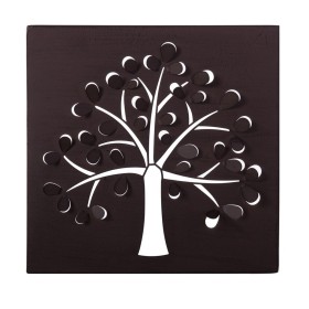 Cadre Feuille d'une plante 29,85 x 2,5 x 29,85 cm Métal Marron | Tienda24 - Global Online Shop Tienda24.eu