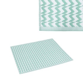 Alfombra de Exterior Naxos Blanco Verde Polipropileno de BigBuy Home, Alfombras - Ref: S8700124, Precio: 9,37 €, Descuento: %