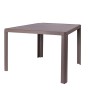 Dining Table Stella 90 x 90 x 75 cm Grey Aluminium | Tienda24 - Global Online Shop Tienda24.eu