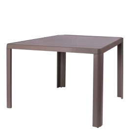 Dining Table Stella 90 x 90 x 75 cm Grey Aluminium by BigBuy Home, Dining Tables - Ref: S8700182, Price: 224,91 €, Discount: %