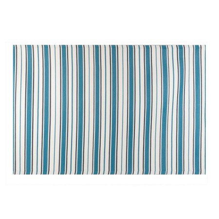 Outdoor rug Milos 160 x 230 x 0,5 cm Blue polypropylene | Tienda24 - Global Online Shop Tienda24.eu