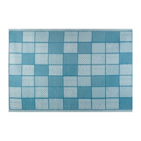 Tappeto Azzurro Bianco 70 % cotone 30 % Poliestere 120 x 180 cm | Tienda24 - Global Online Shop Tienda24.eu