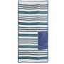 Toalha de Praia Milos Azul Polipropileno 90 x 180 cm | Tienda24 - Global Online Shop Tienda24.eu