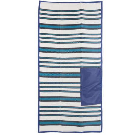 Toalha de Praia Milos Azul Polipropileno 90 x 180 cm | Tienda24 - Global Online Shop Tienda24.eu