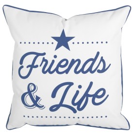 Coussin DKD Home Decor 60 x 15 x 35 cm Bleu Blanc | Tienda24 - Global Online Shop Tienda24.eu