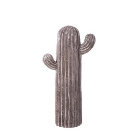 Figurine Décorative Gris Cactus 25 x 14 x 47,5 cm de BigBuy Home, Objets de décoration - Réf : S8700599, Prix : 32,16 €, Remi...