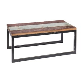 Mesa de Centro Calypso Castanho Madeira Ferro 90 x 50 x 38 cm de BigBuy Home, Jogos de móveis - Ref: S8700630, Preço: 213,14 ...