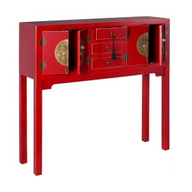 Console DKD Home Decor Verre Noir Doré Métal 120 x 40 x 81 cm | Tienda24 - Global Online Shop Tienda24.eu