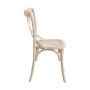 Dining Chair 45 x 42 x 87 cm Wood White Rattan | Tienda24 - Global Online Shop Tienda24.eu