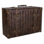 Valise décorative Alexandra House Living Marron Cuir Synthétique Bois MDF Vintage 16 x 30 x 44 cm de Alexandra House Living, ...