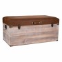 Storage chest with seat Alexandra House Living Brown Polyurethane MDF Wood 40 x 38 x 80 cm | Tienda24 - Global Online Shop Tienda24.eu