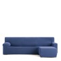 Funda para chaise longue de brazo corto derecho Eysa JAZ Azul 120 x 120 x 360 cm | Tienda24 Tienda24.eu