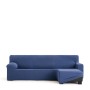 Funda para chaise longue de brazo corto derecho Eysa JAZ Azul 120 x 120 x 360 cm | Tienda24 Tienda24.eu