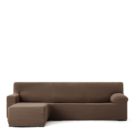 Funda para chaise longue de brazo corto izquierdo Eysa JAZ Marrón 120 x 120 x 360 cm | Tienda24 Tienda24.eu