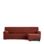 Capa para chaise longue de braço curto direito Eysa JAZ Vermelho Escuro 120 x 120 x 360 cm | Tienda24 Tienda24.eu