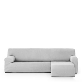 Funda para chaise longue de brazo corto derecho Eysa TURIN Blanco Crema 100 x 110 x 350 cm | Tienda24 Tienda24.eu