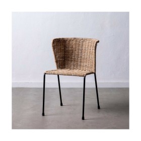 Dining Chair 50 x 54 x 77 cm Natural Black by BigBuy Home, Dining Chairs - Ref: S8800731, Price: 142,57 €, Discount: %