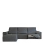 Funda para chaise longue de brazo corto izquierdo Eysa ROC Gris oscuro 120 x 120 x 360 cm | Tienda24 Tienda24.eu