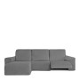 Housse pour chaise longue accoudoir long gauche Eysa ROC Gris clair 120 x 120 x 360 cm | Tienda24 Tienda24.eu