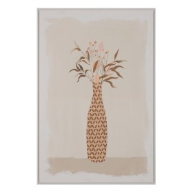 Quadro Home ESPRIT Beige Dorato polistirene Tela Vaso Scandinavo 82,5 x 3,5 x 82,5 cm (2 Unità) | Tienda24 - Global Online Shop Tienda24.eu