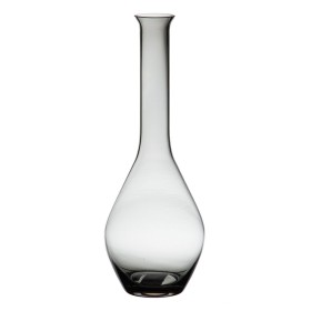 Vase Gris verre 12 x 12 x 33 cm de BigBuy Home, Vases - Réf : S8800844, Prix : 14,74 €, Remise : %