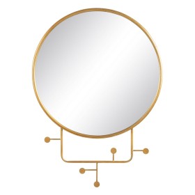 Miroir mural 76 x 6 x 104 cm Doré Métal de BigBuy Home, Miroirs muraux - Réf : S8800889, Prix : 52,21 €, Remise : %