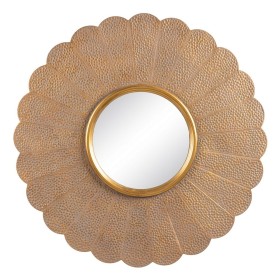 Wall mirror Alexandra House Living Brown Iron Natural Fibre 100 x 3 x 100 cm | Tienda24 - Global Online Shop Tienda24.eu