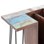 Desk 140 x 35 x 77 cm Metal Wood | Tienda24 - Global Online Shop Tienda24.eu