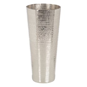 Buy Vase 19 x 19 x 43 cm Metal Silver