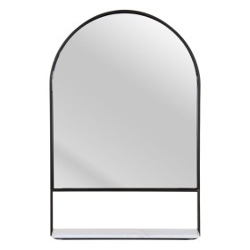 Miroir mural 60 x 2,5 x 90 cm Noir Métal Fer de BigBuy Home, Miroirs muraux - Réf : S8800991, Prix : 73,35 €, Remise : %