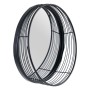 Wall mirror 41 x 13 x 41 cm Black Metal | Tienda24 - Global Online Shop Tienda24.eu