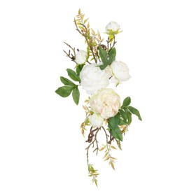 Flores Decorativas 65 x 30 x 18 cm Blanco Peonía de BigBuy Home, Flores - Ref: S8801150, Precio: 11,98 €, Descuento: %