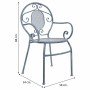 Garden chair Alexandra House Living Grey Iron 54 x 88 x 58 cm by Alexandra House Living, Garden Dining Chairs - Ref: D1631030...