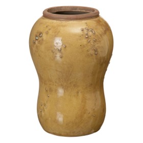 Vase 14,5 x 14,5 x 21,5 cm aus Keramik Senf von BigBuy Home, Vasen - Ref: S8801179, Preis: 12,80 €, Rabatt: %