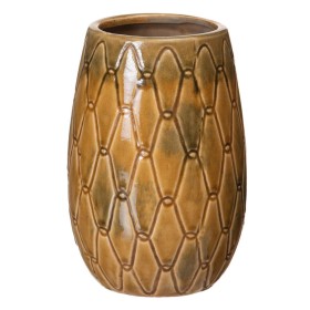 Vase 15 x 15 x 22,5 cm Céramique Moutarde de BigBuy Home, Vases - Réf : S8801188, Prix : 14,80 €, Remise : %