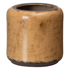 Planter 18 x 18 x 17,5 cm Ceramic Brown by BigBuy Garden, Cachepots - Ref: S8801189, Price: 13,49 €, Discount: %