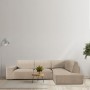 Funda para chaise longue de brazo largo derecho Eysa ROC Beige 110 x 120 x 500 cm | Tienda24 Tienda24.eu