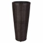 Planter Alexandra House Living Brown Iron Rattan Plastic 28 x 60 x 28 cm | Tienda24 - Global Online Shop Tienda24.eu