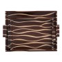 Tray 45 x 33 x 4,5 cm Golden Brown DMF (2 Units) by BigBuy Home, Plates and dishes - Ref: S8801287, Price: 25,99 €, Discount: %