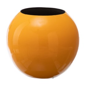 Buy Vase 24,5 x 24,5 x 20 cm Ceramic Yellow