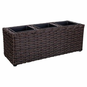 Cache-pot Alexandra House Living Marron Fer Rotin Plastique 18 x 18 x 48 cm de Alexandra House Living, Cache-pots - Réf : D16...